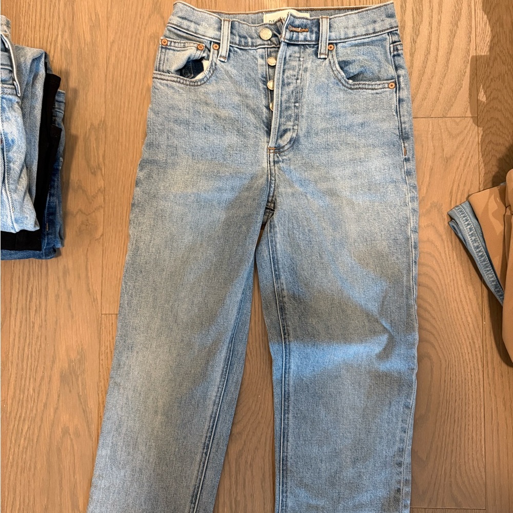 Aritzia Denim Forum Arlo high rise jeans